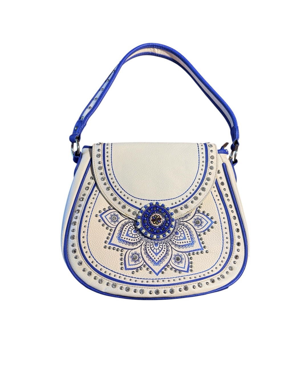 Montana West Embroidered Tribal Mandala Design Shoulder Bag